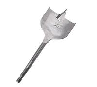 Foret plat 6-50 mm Ensemble de forets plats en bois en acier à haute teneur en carbone Ensembles de forets à bois Spade Durable Woodworking Tool Sets-50mm