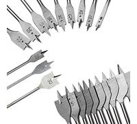 Foret plat 6-50 mm Ensemble de forets plats en bois en acier à haute teneur en carbone Ensembles de forets à bois Spade Durable Woodworking Tool Sets-30mm
