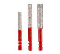 Foret Porcelaine 8mm Carbure Queue Hexagonale | Perçage à sec, pas d'eau requise, cire refroidissante, queue hex 6mm, céramique verre(6+8+10mm)