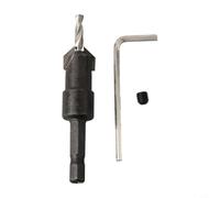 Foret pour bois Hexagonal 6.35mm Acier Alliage Perçage Foret(3.5×12.5mm) | Queue hexagonale 1/4", fixation sécurisée, changement rapide, pour idéal bricolage, menuisiers professionnels, atelier