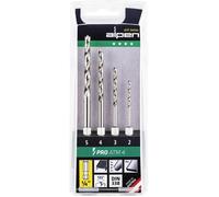 Alpen 0000110804100 ATM HSS Jeu de forets pour le métal 4 pièces 2 mm, 3 mm, 4 mm, 5 mm carré 1/4\ (6,3 mm) 1 pc(s)