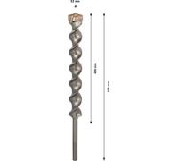 Foret PRO SDS-max-7, 52x400x520 mm