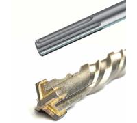 Foret SDS Max 38mm x 520mm, 4 Taillants pour Béton et Pierre