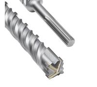 Foret SDS Max de qualité professionnelle 40 x 600 mm, foret à béton avec 4 lames en carbure et double hélice, marteau perforateur pour béton, pierre, pierre naturelle