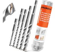Foret SDS Plus BAUBECK 30 mm x 260 mm - Foret béton/pierre 4 cannelures, SDS Plus 30 mm, acier 40CR, précision optimale, outil pro