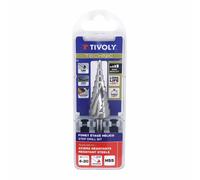 Foret tivoly hss conique etage goujures helicoidales diam 4 a 20 mm (par 0,5) (b