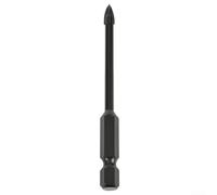 Foret Triangle Carbure 4mm Perçage Verre Céramique(4mm) | Acier carbure dur, pointe triangle 4mm, pour verre céramique, queue hexagone, perçage pour précis éclats