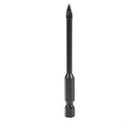 Foret Triangle Carbure 4mm Perçage Verre Céramique(5mm) | Acier carbure dur, pointe triangle 4mm, pour verre céramique, queue hexagone, perçage pour précis éclats