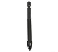 Foret Triangle Carbure 6mm pour perceuse Verre Céramique Foret(6mm) | Acier carbure dur, pointe triangle précise, évacuation copeaux fluide, pour verre et céramique