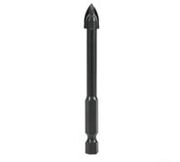 Foret Triangle Carbure 8mm Pour Carrelage Brique(8mm) | Carbure tungstène , pointe 135°, pour verre, céramique, vitrifié, élimination copeaux fluide
