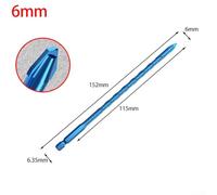 Foret Triangle Céramique 8mm Eau Foret Triangle Céramique 8mm(6mm) | Acier allié , tête inclinée pour positionnement pour précis, pour idéal carreaux souples