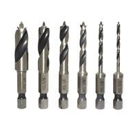 Forets à bois trois pointes - Lot de 6
