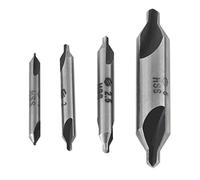 Forets à Centrer HSS Kit de 4Pcs 60° Ø 1/2/2.5/5mm en Métal