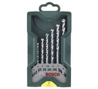 Bosch Accessories Promoline 2607019581 carbure de tungstène Jeu de forets spiralés pour pierre 7 pièces 3 mm, 4 mm, 5 mm, 5.5 mm, 6 mm, 7 mm, 8 mm tige