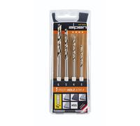 Alpen Jeu de forets pour le bois 603002100 — 4 pièces (3, 4, 5, 6 mm) 1/4 (6,3 mm) 1 set