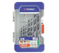 Forets Bois Cylindrique TIVOLY SLR Mallette Ranger 9 pièces G