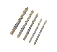 Forets Carbure Triangle 6-12mm Pour Carrelage Béton | Carbure cémenté, haute dureté, résistance à l'usure, longue durée de vie, perçage rapide(5pcs)