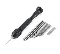 Forets de HSS,Walfront Foret de Torsion de Main Mandrin de Gamme de 0.3-3.6mm avec l'Outil de Forage en Bois