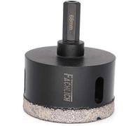 Forets diamantés de 68 mm, scies à trous avec tige hexagonale, pour granite, marbre, carrelage, céramique