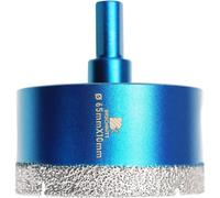 Forets diamantés secs de 65 mm pour carrelage, céramique, granit et marbre