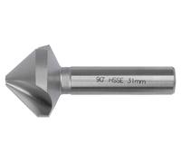 Forets ébavurageurs HSSE à 90° de 31 mm, pour métaux, aluminium et plastique
