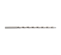 Forets extra longs en acier inoxydable de 200 mm pour le métal, le bois, l'aluminium, le cuivre - Tige ronde HSS - Double rainure - 2 à 10 mm (6 x 200 mm)