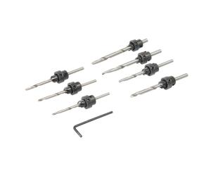 Forets fraiseurs coffret 7 pièces 3-6mm Silverline 273222