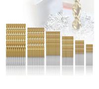 Forets Hélicoïdaux HSS 60 Pieces Foret à Métaux, Forets HSS Titanium Micro Drill 1, 1.5, 2, 2.5, 3, 3.5mm Kit de Forets Hélicoïdaux pour Perçage Plastique, Bois, Metal