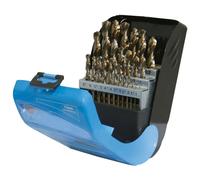 Silverline Tools Forets HSS M35 Cobalt 5% de 1 à 13 mm Coffret de 25 forets