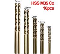 Forets métal cobalt HSS M35 - 10 pièces