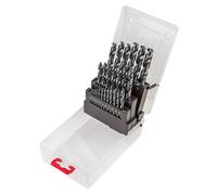 Forets métalliques HSS-G, 1,0-13,0 mm, jeu de 25 pièces.