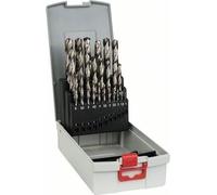 Forets Métaux HSS-G Rectifiés BOSCH, Assortiment ProBox 25 pièces, 1-13mm, Pointe 135°