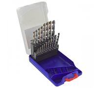 Forets métaux hss queue cylindrique TBX 4F type E coffret de 19 TIVOLY