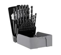 Forets métaux hss queue cylindrique TBX 4F type G coffret de 25 TIVOLY