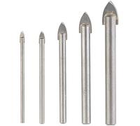 AGT Professional Forets sablés pour verre et carrelage – 4/5/6/8/10 mm