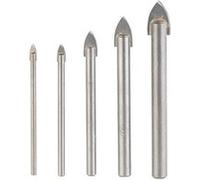 AGT Professional Forets sablés pour verre et carrelage – 4/5/6/8/10 mm