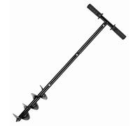 Foreuse manuelle 60-85 cm - Réglable - Diamètre 10 cm - Poignée antidérapante - Acier durable - Pour planter des arbres - Outil de jardin