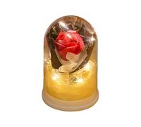 Forever Flowers - Bouquet de roses éternelles sous dôme de verre, fleurs légères, décoration artificielle | Fleurs pour maman, femme, grand-mère, épouse, fille, Saint-Valentin, petite amie, anniversai