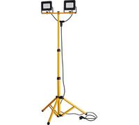 Forever Lights LED 2x 50W 4500K blanc neutre 8000 lumens avec trépied Projecteur de travail Lampe de chantier Projecteur