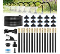 Forever Speed 360° Arrosage Automatique pour Jardin, Arrosage Goutte à Goutte de Buses Réglables Système D'irrigation pour Jardins, Serres, Plantes de Balcon, Aménagement Paysager, Pelouse (15m)