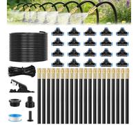 Forever Speed 360° Arrosage Automatique pour Jardin, Arrosage Goutte à Goutte de Buses Réglables Système D'irrigation pour Jardins, Serres, Plantes de Balcon, Aménagement Paysager, Pelouse (20m)