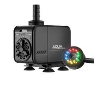 Forever Speed 45W LED Pompe à eau pour aquarium Réglable 3000L, Ultra Silencieuse Submersible Teich Pompe à étang pour Aquarium Teich Brunnen Jardin max Refoulement 3m