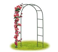 Forever Speed Arche de en Acier revêtu par Poudre, décoration de et décoration de grimpeur résistant aux intempéries 240 x 140 x 38 cm Vert
