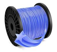 Forever Speed Bobine de tondeuse Fil de coupe 5 tranchants en nylon 2.4 mm x 100 mètres bleu