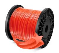 Forever Speed Bobine de tondeuse Fil de coupe 5 tranchants en nylon 2.8 mm x 100 mètres rouge