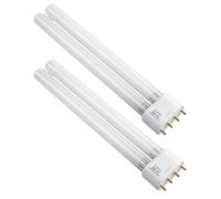 Forever Speed Lampe de Remplacement UVC Tube de Remplacement Lampe UVC Tube 2G11 18 Watt 2 pièces