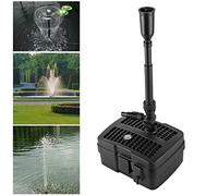 Forever Speed Pompe de Bassin 4 en 1 avec Filtre, Filtre UV 5 W, 1000 l/h, avec câble d'alimentation de 10 m pour Fontaine et Jardin