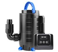 Forever Speed Pompe de bassin pour extérieur réglable 80W Eco Motor Pompe de cours d'eau 8000 L/h avec contrôleur multifonctionnel pour bassin de jardin, vivier, fontaine