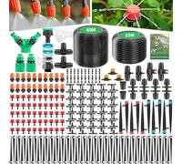 Forever Speed Système d'irrigation Jardin 315PCS Kit d'irrigation Goutte avec 60M + 15M Tuyau, Irrigation Goutte à Goutte Pulvérisation Systèmes de Refroidissement pour Jardin pelouse Serre Plantes