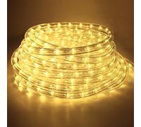 Forever Speed Tube Lumineux LED 6 m, Étanche IP65, Blanc Chaud pour Jardin, Noël, Mariage, Fête